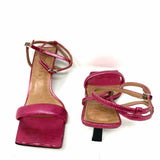 Vicenza Women's Pine Size 10 Kitten Heel Metallic Snake Heels