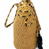 Eric Javits Squishee St. Tropez Raffia Light Brown Bow Tote
