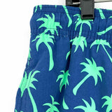 Tom & Teddy Men's Blue / Green Size XL palm trees Swim Shorts