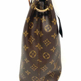 LOUIS VUITTON Gracefull MM Coated Canvas Brown Hobo Monogram Shoulder Bag