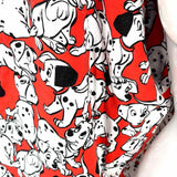 Disney 101 Dalmatians Women's Black White Size L Zip Fleece Spotted Jacket