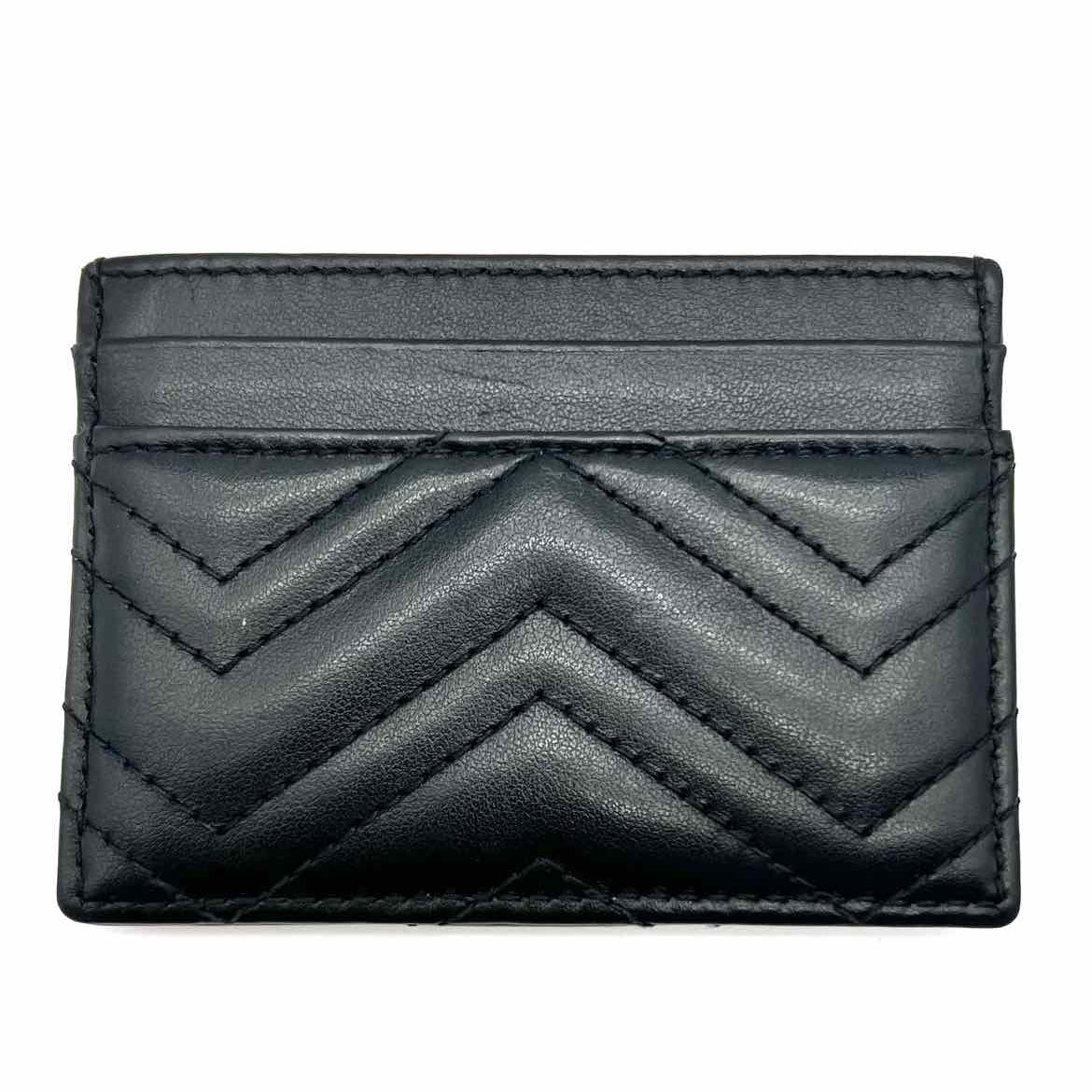 Gucci Black Card Case Marmont Wallet
