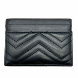 Gucci Black Card Case Marmont Wallet