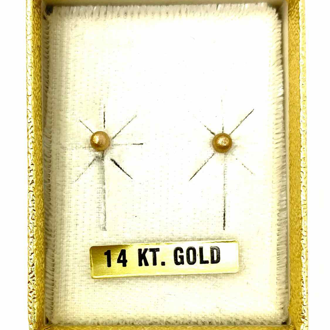 Estate 14k Gold Stud Earrings