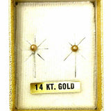 Estate 14k Gold Stud Earrings