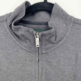 RODD&GUNN Men's Gray Size M 1/4 Zip Elbow Patch Overshirt