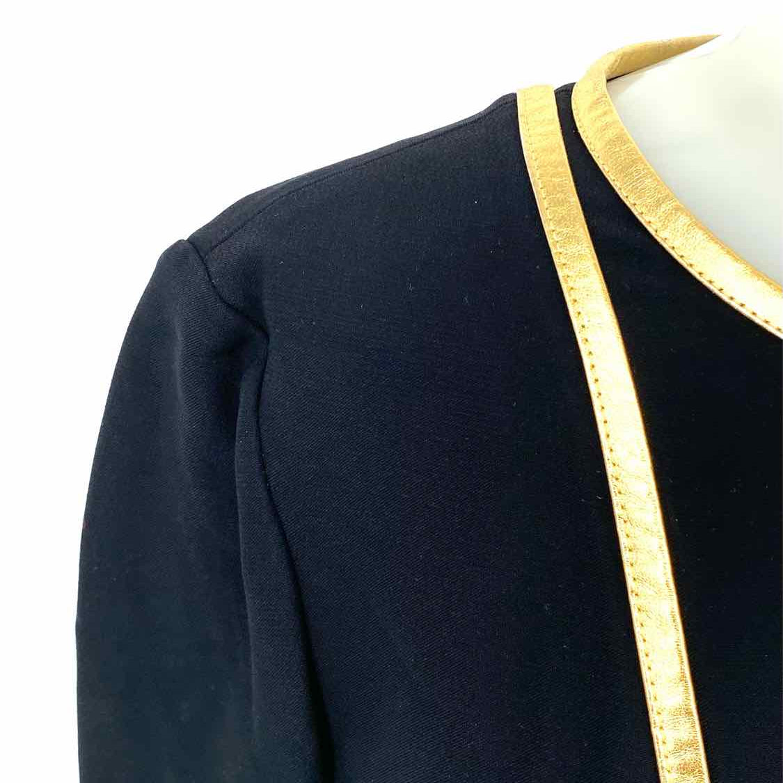 Prada Women's Black Size 6 Long Sleeve Dress