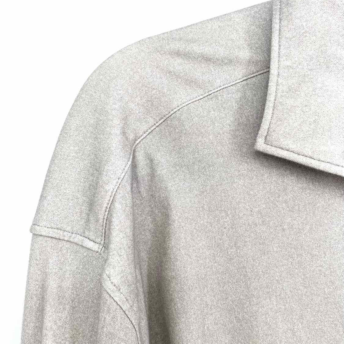 Emanuel Berg Men's Gray Size XL Button Down Long Sleeve Shirt