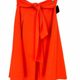 Ann Taylor Women's Orange Size 8 Midi Pleated Skirt