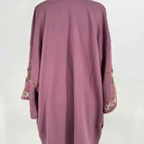 Aratta Silent Journey Juliette Women's Purple Size S Embroidered Floral Kimono