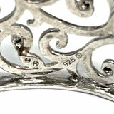 Estate 925 Sterling Silver 7" Filigree Bangle