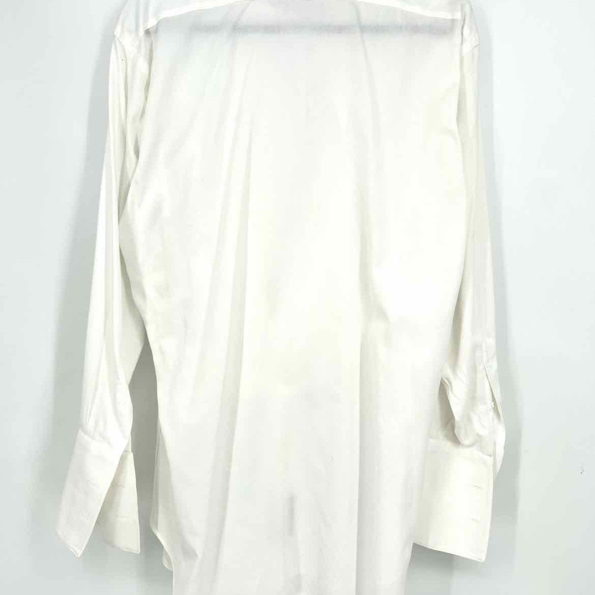 COUNTRY GENTLEMAN Men's White Button Down Size L Long Sleeve Shirt