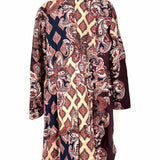 Chico's Women's Multi-Color Size 12 Paisley Coat