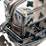 LOUIS VUITTON 2020 Tuffetage Mini Soft Trunk Brown Black Box Monogram Crossbody