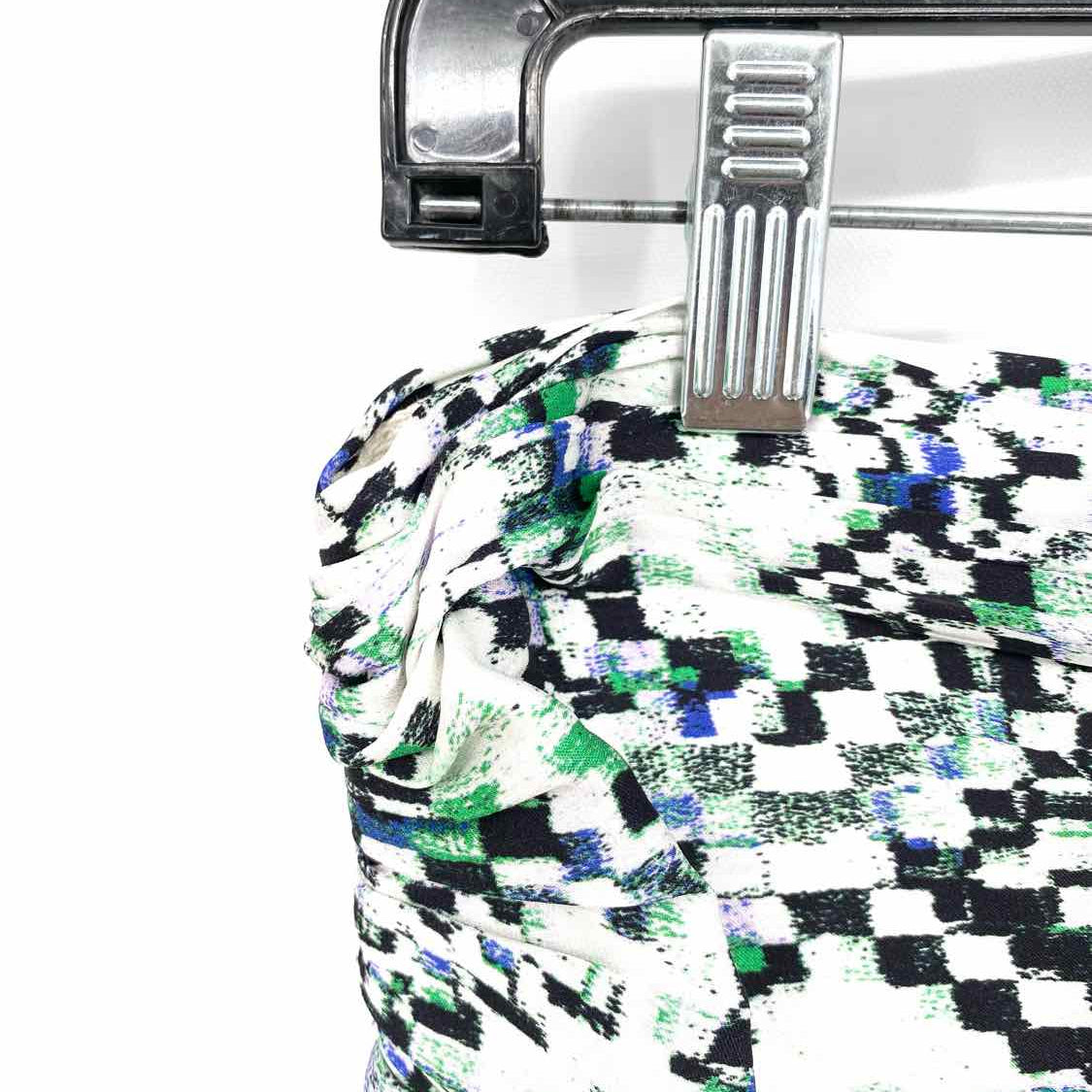 Marissa Webb Dree Print Women's White Multi-Color Size 2/S mini faux wrap Skirt