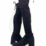 Stuart Weitzman Women's Black Size 6 Over-the-knee Suede Boots