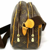 LOUIS VUITTON 2001 Reporter PM Brown Zip-Around Monogram Messenger Bag