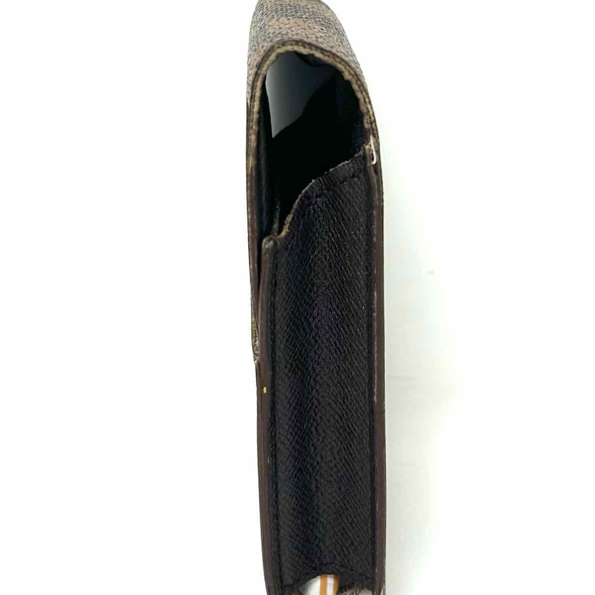 LOUIS VUITTON 1999 Cigarette Card Holder Brown Damier Ebene Wallet