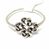 size 9 .925 Sterling Silver Knot Ring