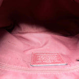 Coach Willow Floral Edie Burgundy Red Pebbled Leather Tote
