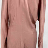 CUSHNIE Women's Taupe Size 6 cold shoulder Dress