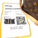 LOUIS VUITTON 2019 Keepall Bandoulier 45 Coated Canvas Brown Monogram Duffle Bag