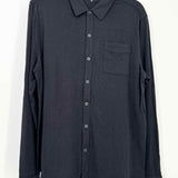 Paige Men's Black Size M Button Down Long Sleeve Shirt