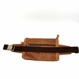 Hands Free People Brown Rectangle Leather Waist Bag