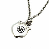 Gucci 925 Sterling Silver Pendant 21.5" Tiger Necklace