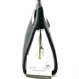 ONEODDBIRD Whippoorwill Black White Top Handle Color Block Leather Clutch