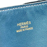 Hermes 2011 Double Sens 28 Blue Reversible Swift Leather Tote
