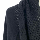subtle luxury Women's Black Size S/m Cowl Neck Cashmere Sweater