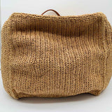 J Crew Raffia Beige Tote