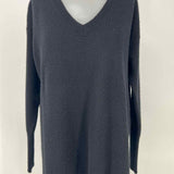 Halogen Women's Black Size XS V-Neck Cashmere Cardigan