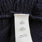 L'AGENCE Chenille Women's Black Size M Crew Ribbed Sweater
