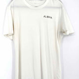 Lululemon men's White Size M Logo "Aloha" T-shirt