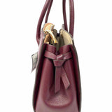 Kate Spade Knott Medium Burgundy Pebbled Tote