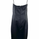 DOLCE & GABBANA Women's Black Size 44/8 Slip Satin Dress