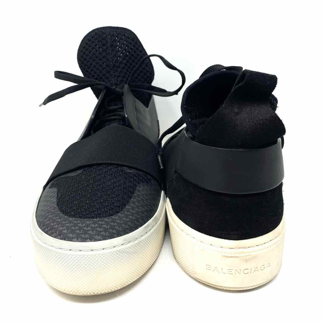 BALENCIAGA Men's Black Knit Size 10 Sneakers