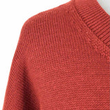 Eileen Fisher Women's Red Sweater Short Sleeve Top