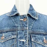 Bill Blass Women's Blue Size PM Trucker Denim Jacket