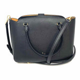 Kate Spade Phoebe Black Turnlock Pebbled Leather Tote