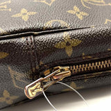 LOUIS VUITTON Vintage 1986 Trousse Toilette Brown Cosmetic Pouch Monogram Clutch