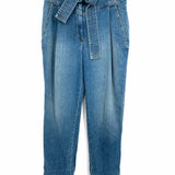 A.L.C. Davis Women's Blue Size 6 High Rise Belted Jeans