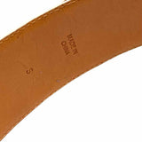 Lauren by RL Cream Croc Embossed Leather Belt