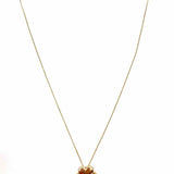 CIANI 14K Yellow Gold Pendant 18.5" Heart Necklace