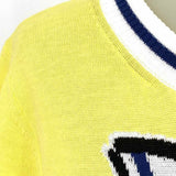 Boutique MOSCHINO Women's Yellow Size 12/XXL Short Sleeve Cotton Bow Dress
