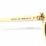 Saint Laurent Cream Cat Eye Brown Lens Sunglasses