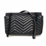 Gucci Marmont Small Black Flap Quilted Leather Crossbody