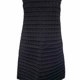 Chanel Women's Spring/Summer 2013 Runway Black Strapless Textured Dress